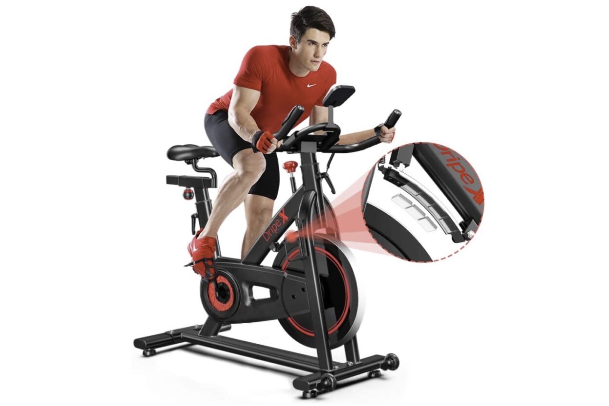 Dripex Indoor Cycling Magnetic Resistance Exercise Bike (2021 Upgraded Version)